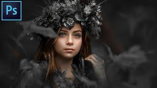 How to edit DARK MOODY Color effect in 10 Seconds in  Photoshop. Photoshop Tutorial.iLLPhoCorPhics