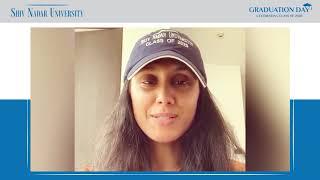 Shiv Nadar University | Roshni Nadar Malhotra, Shiv Nadar Foundation, celebrates the Class of 2020