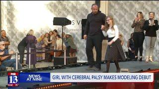 Girl with Cerebral palsy lives dream of being a model