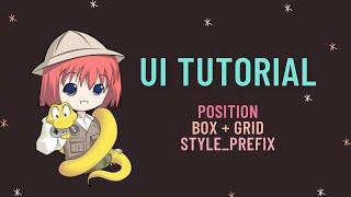 Renpy GUI Customization | Positions, Grids, Boxes, style_prefix