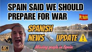 war ukraine 2024 latest news  torrevieja spain issue warning ️