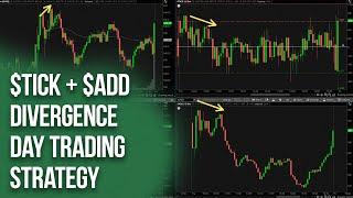 How to use the $TICK and $ADD Divergence when Day Trading | Scalping Strategy