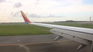 Southwest Boeing 737-700 landing at Orlando International Airport (MCO)