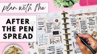 PLAN WITH ME | AFTER THE PEN SPREAD | THE HAPPY PLANNER