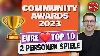 Die beliebtesten 2 Personen Spiele - Brettspielblog Community Awards 2023