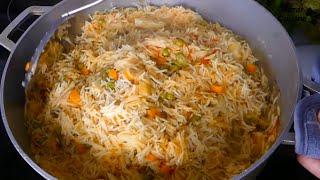 Vegetable Pulao recipe So Tasty پلو سبزیجات Afghani Vegetable Pulao recipe Afghani Rice Recipe