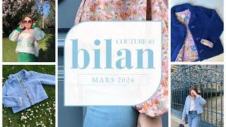 Bilan couture #3 - Mars 2024 (Chouette kit - maeli Paris - I am patterns)