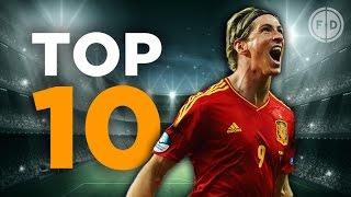 Top 10 Spain Goalscorers