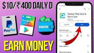 Quizys Play Quiz & Earn Cash App Real Or Fake | How To Make Money Online Without Investment