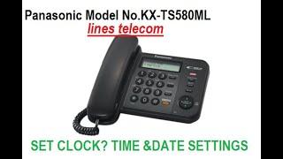 Panasonic KX-TS580ML (B) Telephone With caller ID facility and Speaker phone.WhatsApp +919387648171