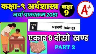 class 9 economics | chapter 9  part 1 | economics new course 2081 |