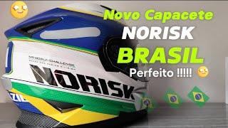 Lançamento capacete NORISK modelo BRASIL (PERFEITO!)