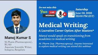 Medical Writing: A Career Option after Masters