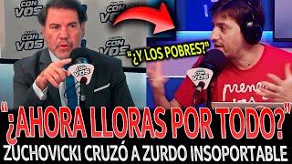 ¡ZURDITO QUISO CORRER a ZUCHOVCKI y SE FUÉ DOMADO en VIVO!