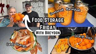 Beginner Friendly - ZERO WASTE - Preserving Oranges For Food Storage Friday