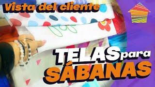 Telas para sabanas de cama (preguntando y viendo como cliente) | Casatextil