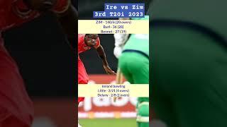 Ireland vs Zimbabwe 3rd T20i 2023 match highlights
