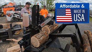 The Most Compact Firewood Processor I've Ever Seen