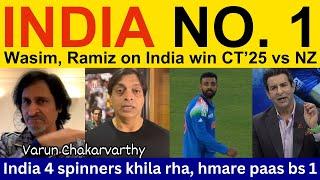 Pak Media Crying on India win by 44 runs today vs NZ | Ramiz Speaks on IND vs NZ | shoaib akhtar