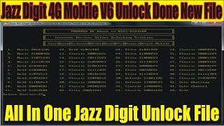 Jazz Digit 4G Mobile V6 Unlock Done With New File 43 Version 2022