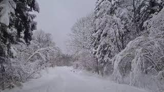 Bieszczady zimą.