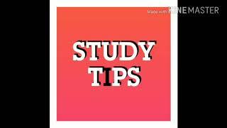 STUDY TIPS FOR STUDENTS