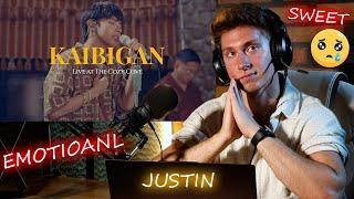 justin - kaibigan (Live at The Cozy Cove) | Richards Infinity Reacts