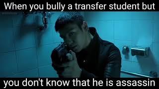 When you bully a transfer student but you don't know he's an assassin | Commitment |Korean movie