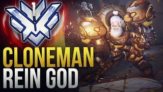 Best Of "Cloneman16" RANK 1 NA REINHARDT - Overwatch Montage