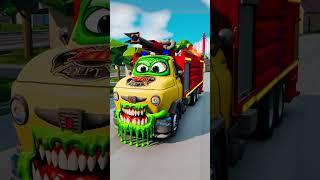 McQueen VS Zombie LUIGI FIRE Truck , Apocalypse in BeamNG.drive