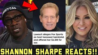 Shannon Sharpe Reacts To Skip Bayless/FS1 Shocking Lawsuit After Being Accused By Former Employee