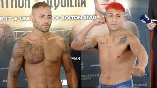 THE TROJAN! - TROY WILLIAMSON v DAVID BENITEZ OFFICIAL WEIGH-IN & HEAD-TO-HEAD, WASSERMAN/CHANNEL 5