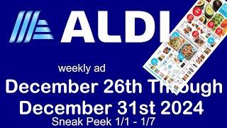 ALDI weekly ad December 26th through December 31st 2024