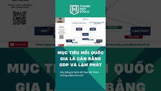 Mỗi quốc gia sẽ điều hành kinh tế bằng cách cân bằng giữa GDP và lạm phát