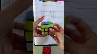 how to solve the 3 by 3 rubik's cube (easy)...@PushpaMangade...#shorts