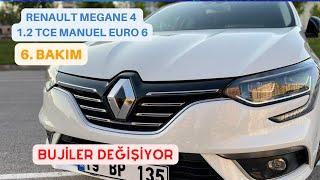 Renault Megane 4 1.2 TCE 6. yıl bakımı. Bu sefer Bujileri değiştiriyoruz