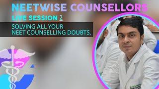 NEETWISE LIVE : Counselling process explained with internal details of all Medical Colleges, Doubts.