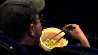 Eating Popcorn With Chopsticks At Kingsman