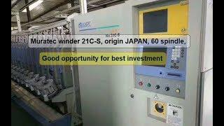 Muratec winder 21C-S, origin JAPAN, 60 spindle,YOC from 2004 to 2011