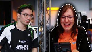 SmallAnt's mom reacts to him getting top 10 in Ludwig's event