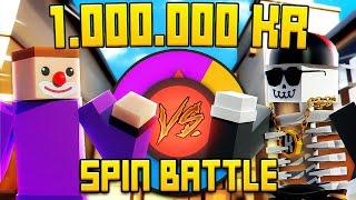 THE *ULTIMATE* 1 MILLION KR KRUNKER SPIN BATTLE VS KASHYKANS