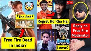 SHOCKING  - Free Fire *THE END* in india?, Raistar, Pahadi Gaming, Jonty Bhai, Mr Jay & FF India 