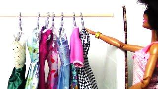 Barbie Garment Rack DIY - In The Dollyverse