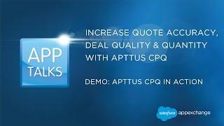 Demo: Apttus CPQ In Action