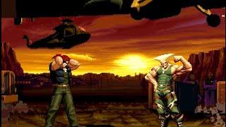 [KOF VS.Street Fighter] Ralf Jones VS. Guile