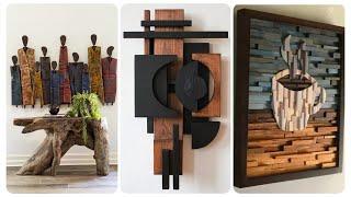 Find The Best & Modern Wooden Wall Decor Ideas For Home Interior Design | Wood Wall Art Decoration