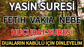 YASİN SURESİFETİH - VAKIA - NEBE VE HUCURAT SURESİ / Duaların Kabülü İçin Dinleyelim