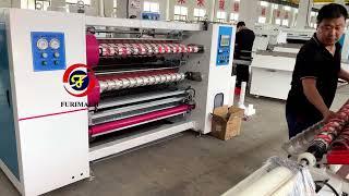 FR-210BS BOPP Tape Slitting Machine with Whole Press Roll | Super Clear Tape Slitting Machine