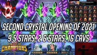 February Crystal Opening, 8 5 Stars, 2 6 Stars, 16 Cavs - HollywoodShono Marvel Contest of Champions