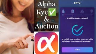 Alpha network Kyc  & Auction review | Alpha network Transfer & Withdrawal process